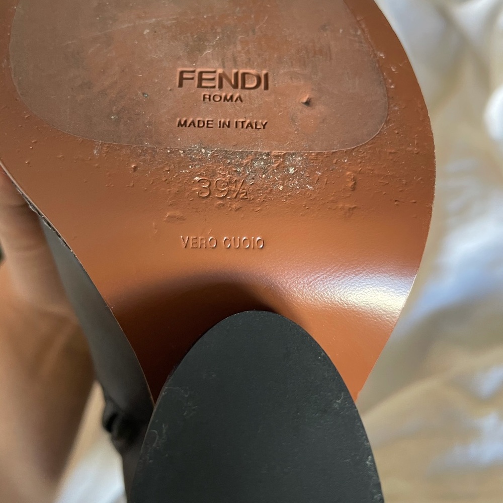 RARE Fendi Tronchetto Cavallino + Vit Opaco Boots - Picture 7 of 11